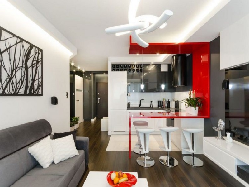 Mách bạn cách phối màu nội thất tuyệt đẹp trong căn hộ 43m2