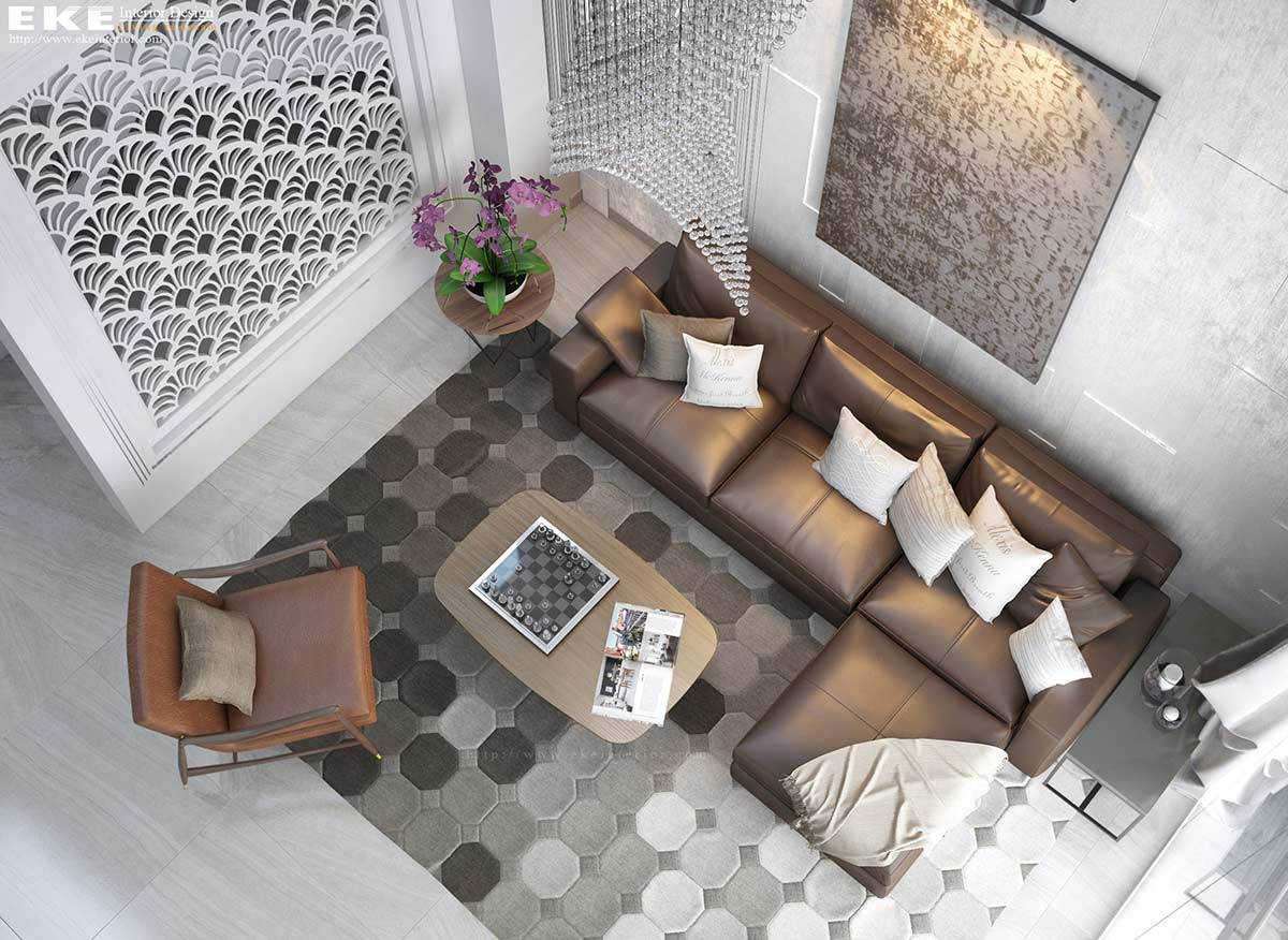 Thiết kế thi công nội thất biệt thự hiện đại quận 3