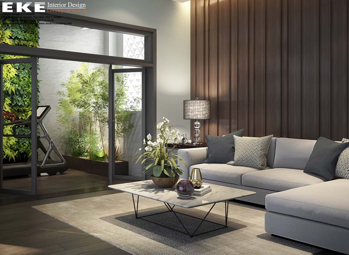 Thiết kế nội thất nhà phố đẹp sang trọng