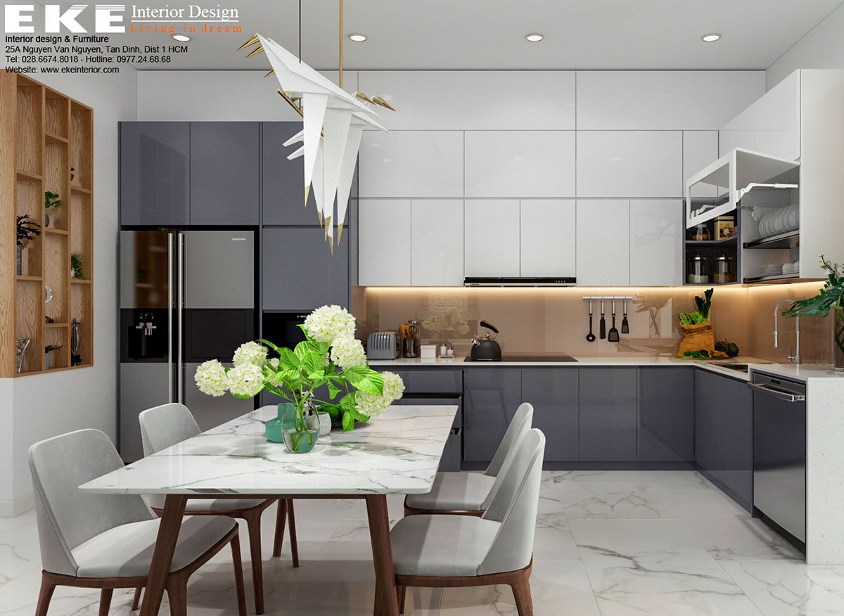 Thiết kế nội thất nhà phố Biên Hòa