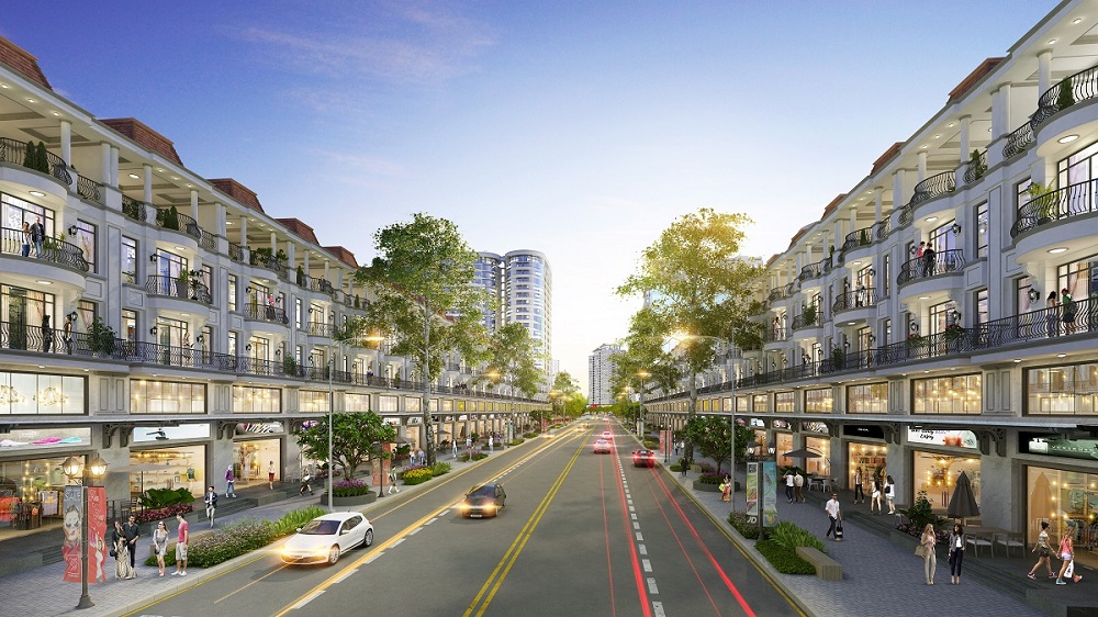 Vạn Phúc City với lối thiết kế ấn tượng