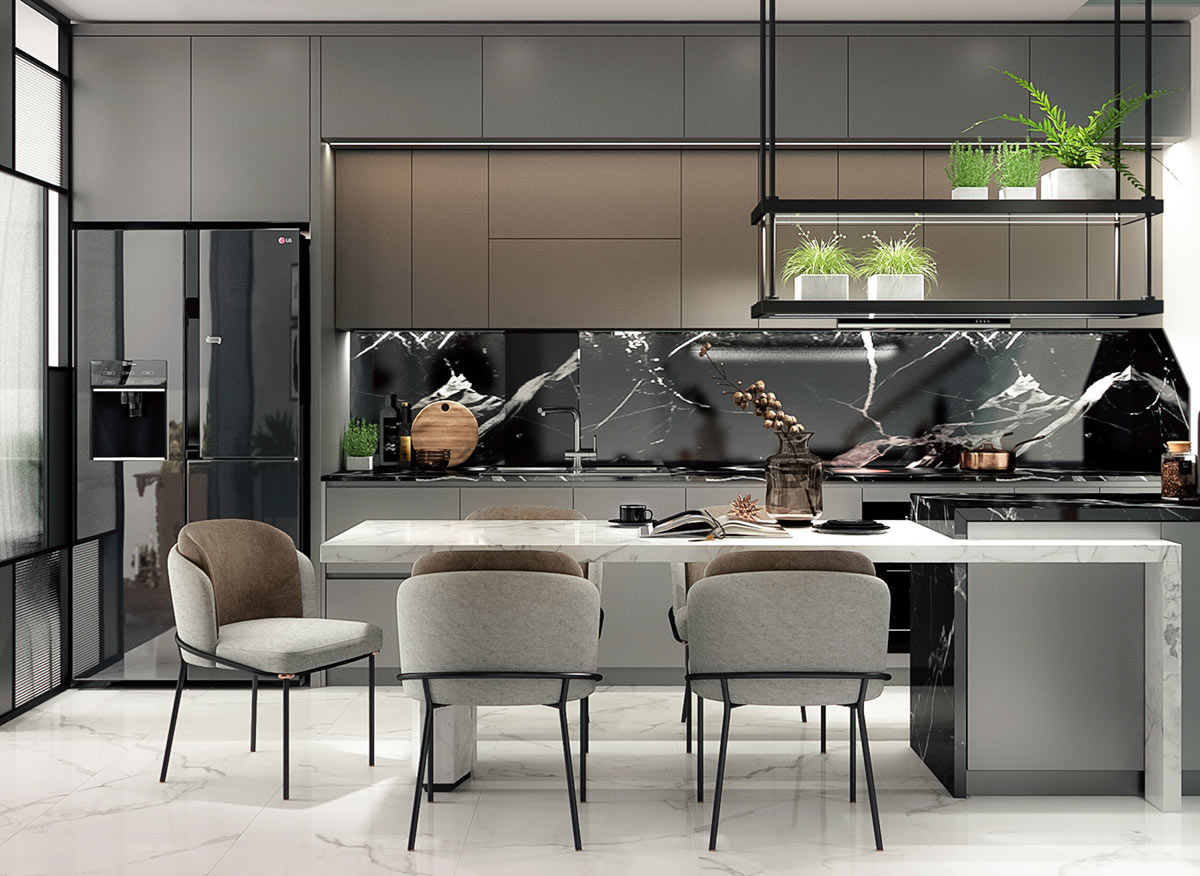 Thiết kế nội thất nhà phố quận Bình Tân