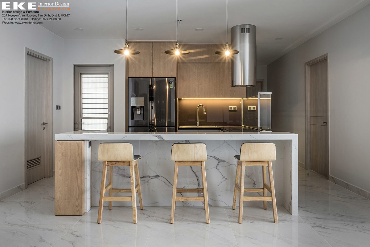 Thi công hoàn thiện nội thất căn hộ chung cư Grande Midtown 120m2