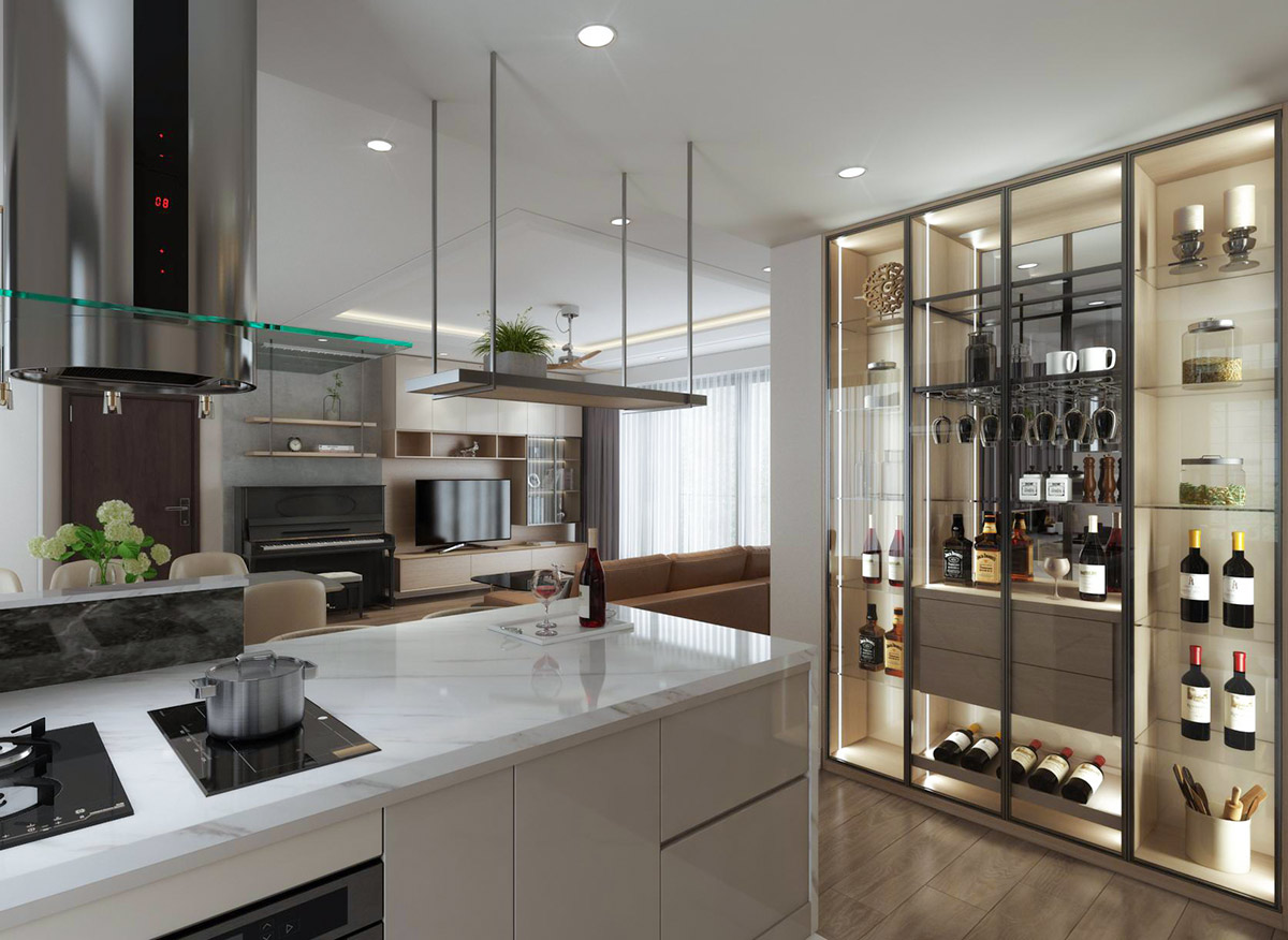 Thiết kế cải tạo căn hộ Panorama 130m2